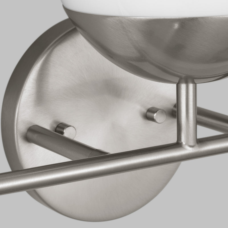 Visual Comfort Studio 4468104EN3-962 LED Bath Wall Sconce, Brushed Nickel