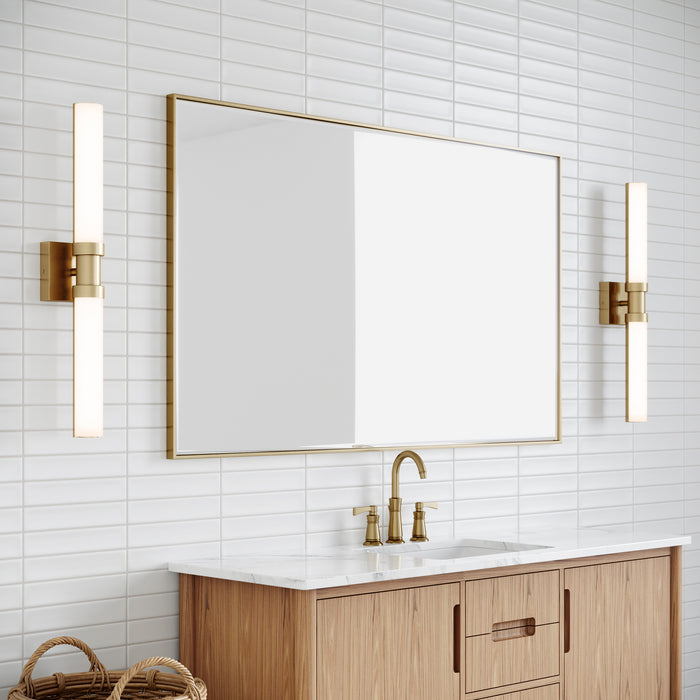 Visual Comfort Studio 4504093S-848 LED Bath Wall Sconce, Satin Brass