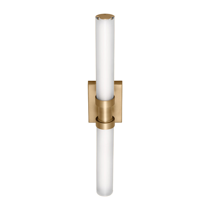 Visual Comfort Studio 4504093S-848 LED Bath Wall Sconce, Satin Brass