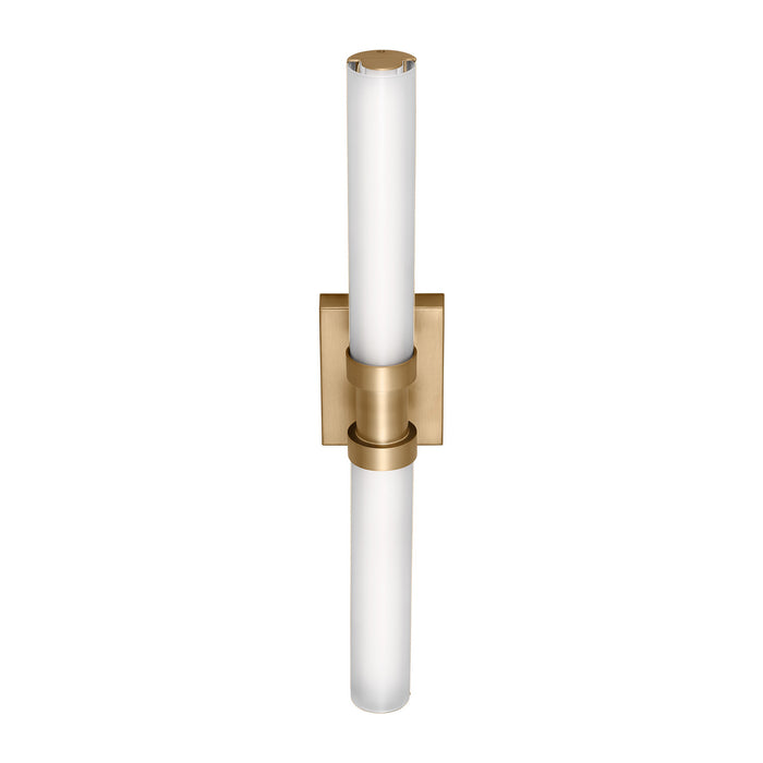 Visual Comfort Studio 4504093S-848 LED Bath Wall Sconce, Satin Brass