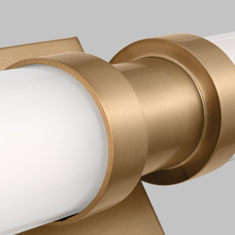 Visual Comfort Studio 4504093S-848 LED Bath Wall Sconce, Satin Brass
