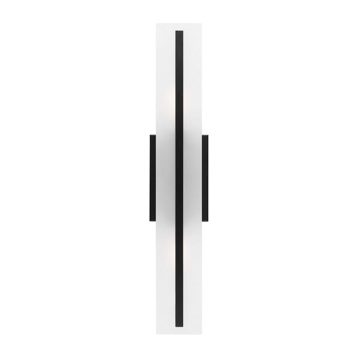 Visual Comfort Studio 4554302-112 Two Light Bath Vanity, Midnight Black