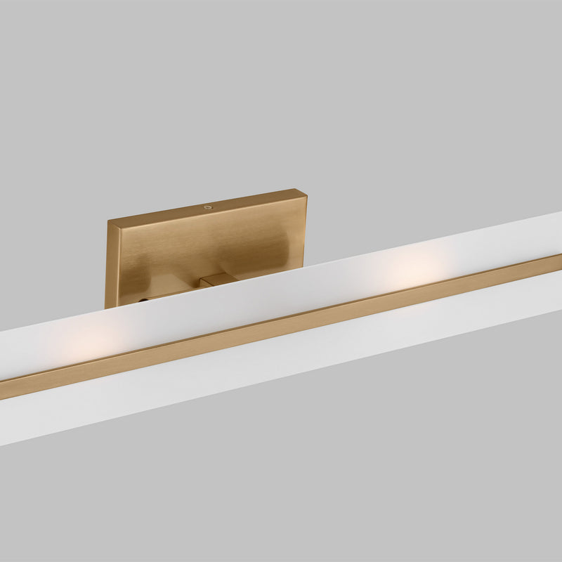 Visual Comfort Studio 4554302-848 Two Light Bath Vanity, Satin Brass