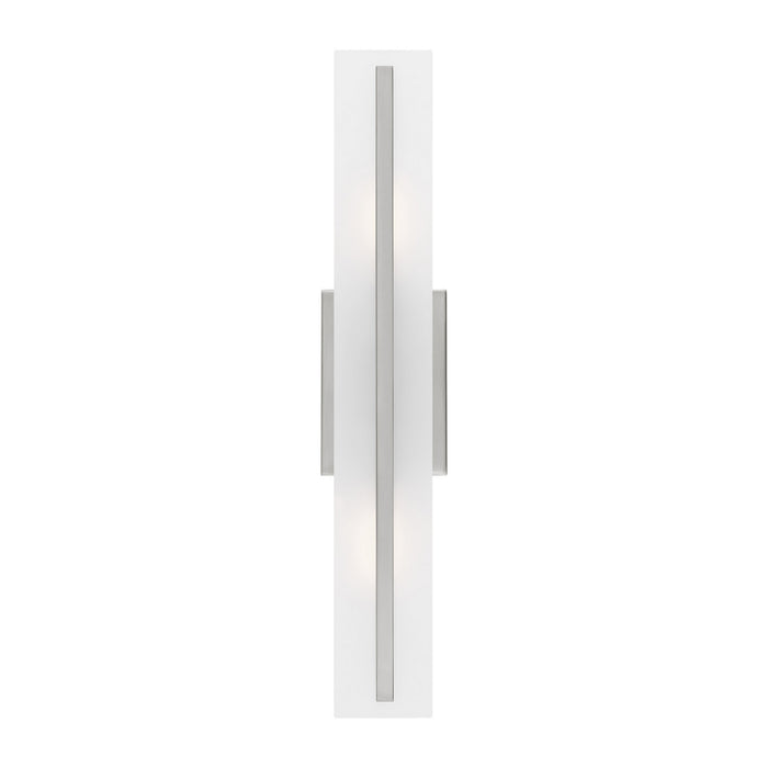 Visual Comfort Studio 4554302-962 Two Light Bath Vanity, Brushed Nickel