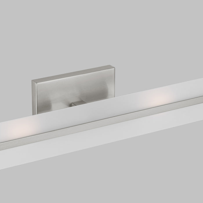 Visual Comfort Studio 4554302-962 Two Light Bath Vanity, Brushed Nickel