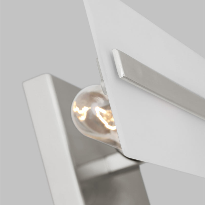 Visual Comfort Studio 4554302EN3-962 LED Bath Wall Sconce, Brushed Nickel