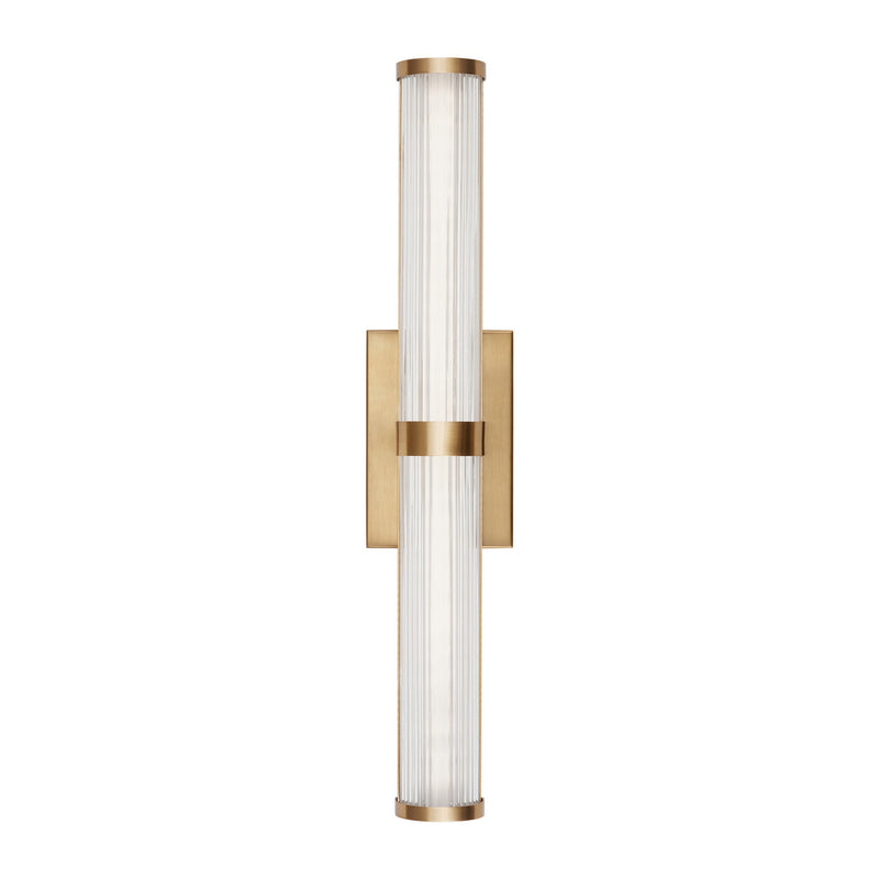 Visual Comfort Studio 4559293S-848 LED Bath Wall Sconce, Satin Brass