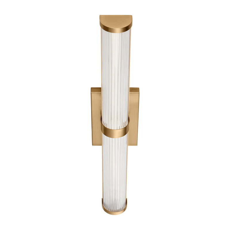 Visual Comfort Studio 4559293S-848 LED Bath Wall Sconce, Satin Brass