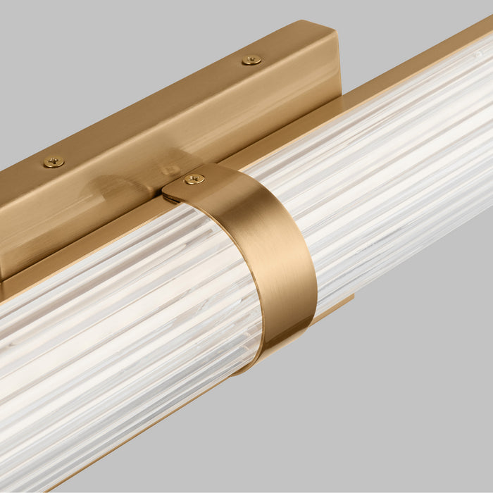 Visual Comfort Studio 4559293S-848 LED Bath Wall Sconce, Satin Brass