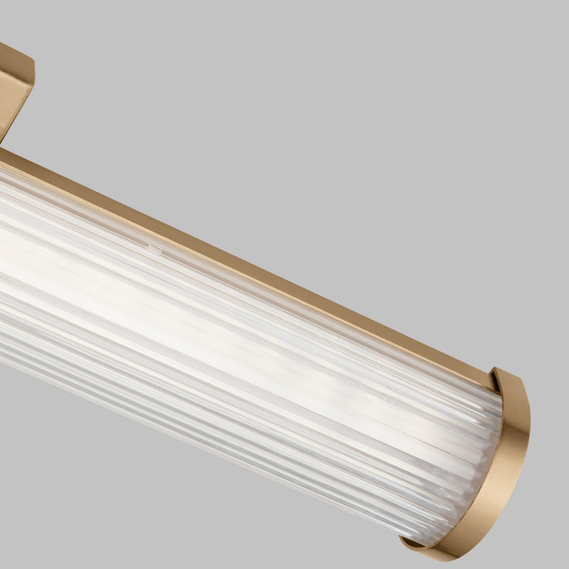 Visual Comfort Studio 4559293S-848 LED Bath Wall Sconce, Satin Brass