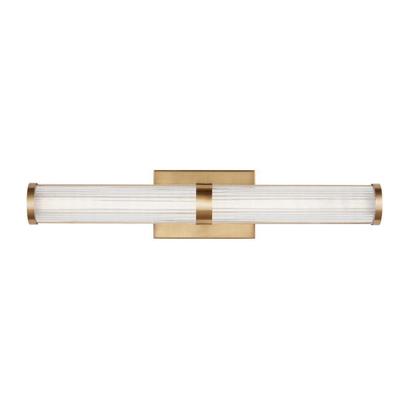 Visual Comfort Studio 4559293S-848 LED Bath Wall Sconce, Satin Brass