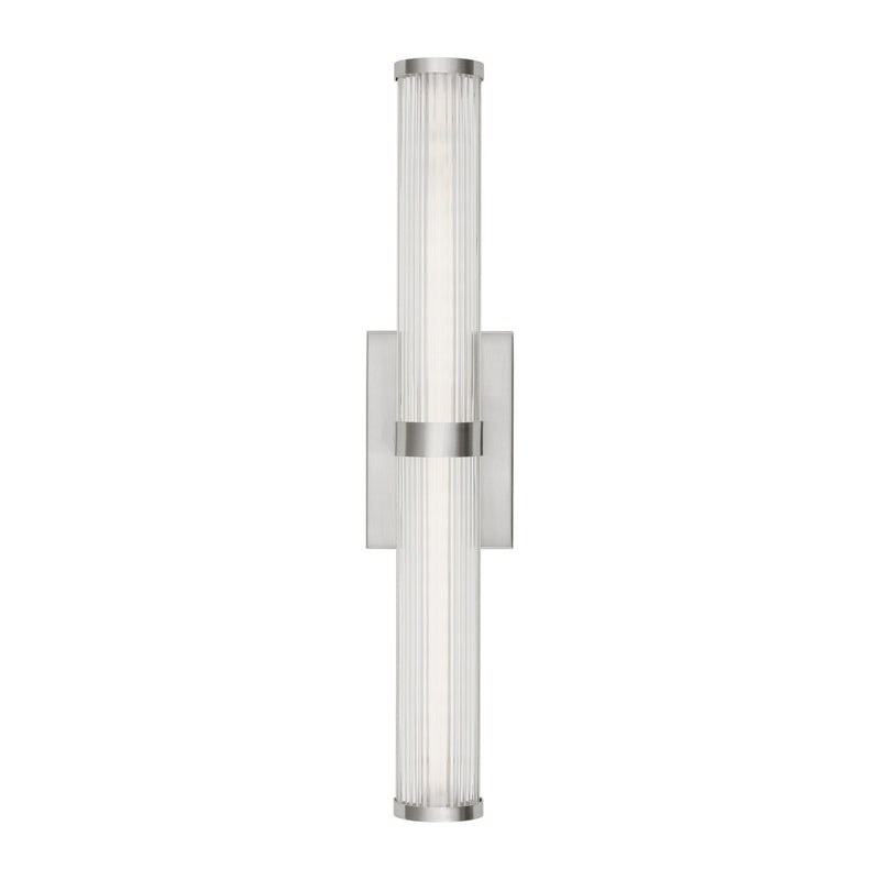 Visual Comfort Studio 4559293S-962 LED Bath Wall Sconce, Brushed Nickel