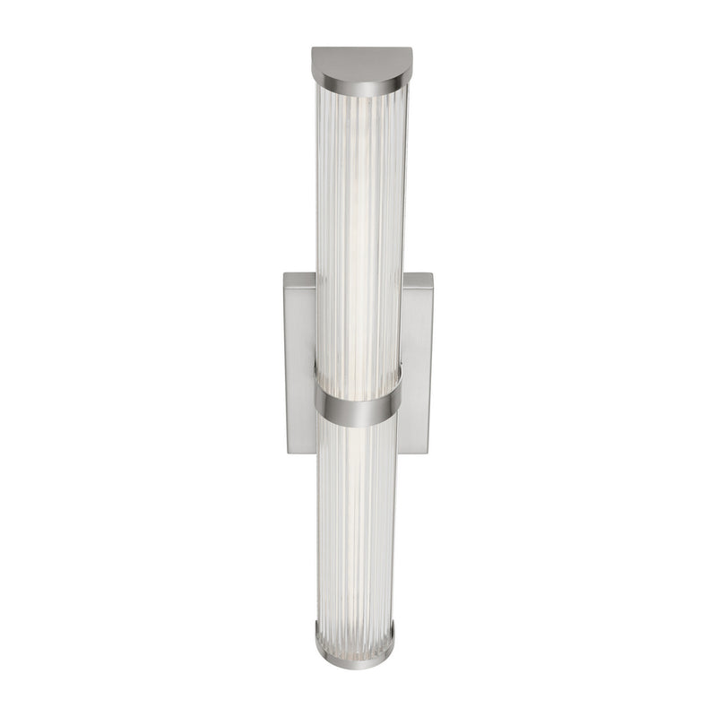 Visual Comfort Studio 4559293S-962 LED Bath Wall Sconce, Brushed Nickel