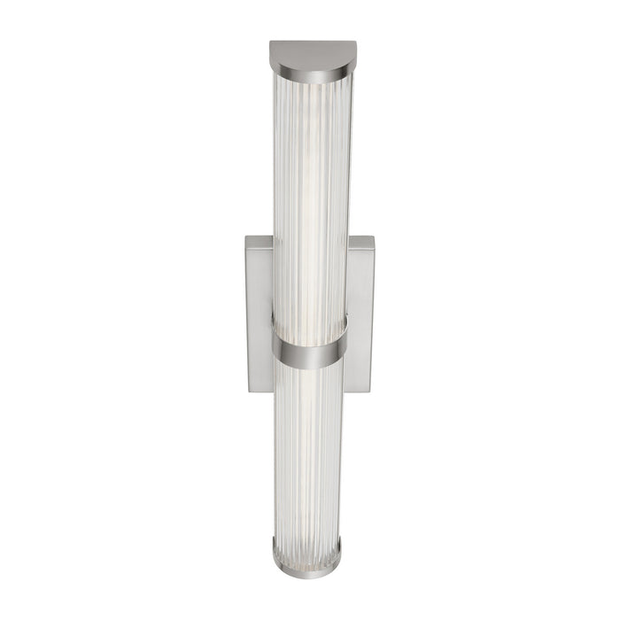 Visual Comfort Studio 4559293S-962 LED Bath Wall Sconce, Brushed Nickel