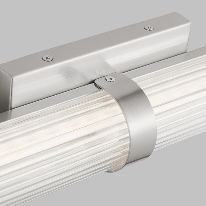 Visual Comfort Studio 4559293S-962 LED Bath Wall Sconce, Brushed Nickel