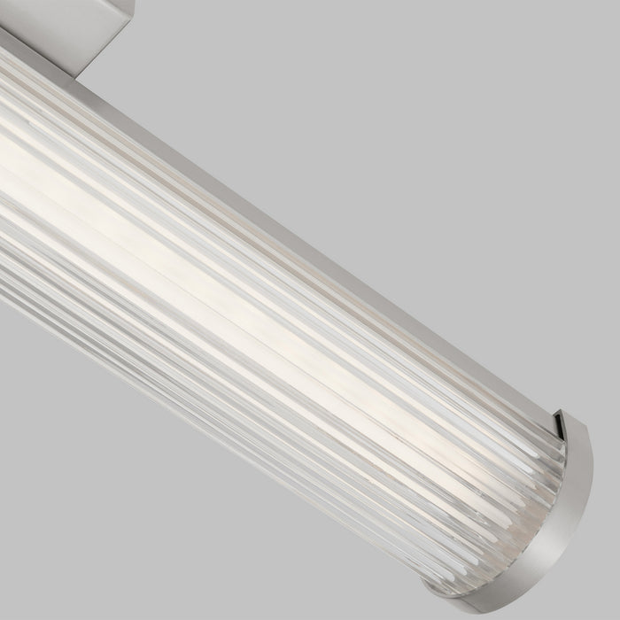 Visual Comfort Studio 4559293S-962 LED Bath Wall Sconce, Brushed Nickel