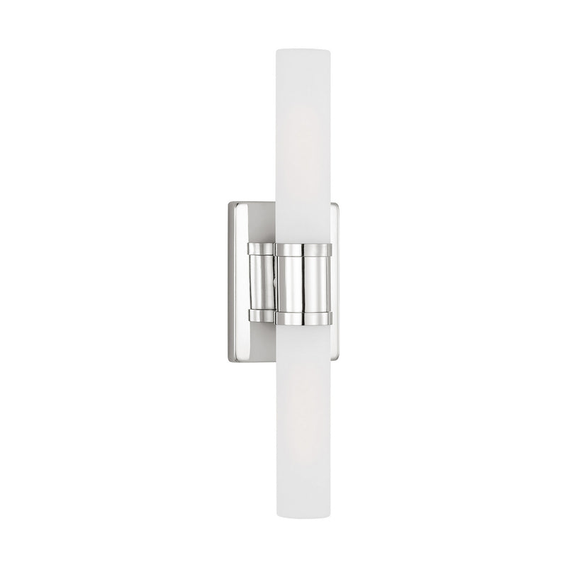 Visual Comfort Studio 4565002-05 Two Light Bath Vanity, Chrome