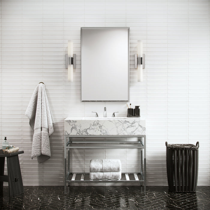 Visual Comfort Studio 4565002-05 Two Light Bath Vanity, Chrome