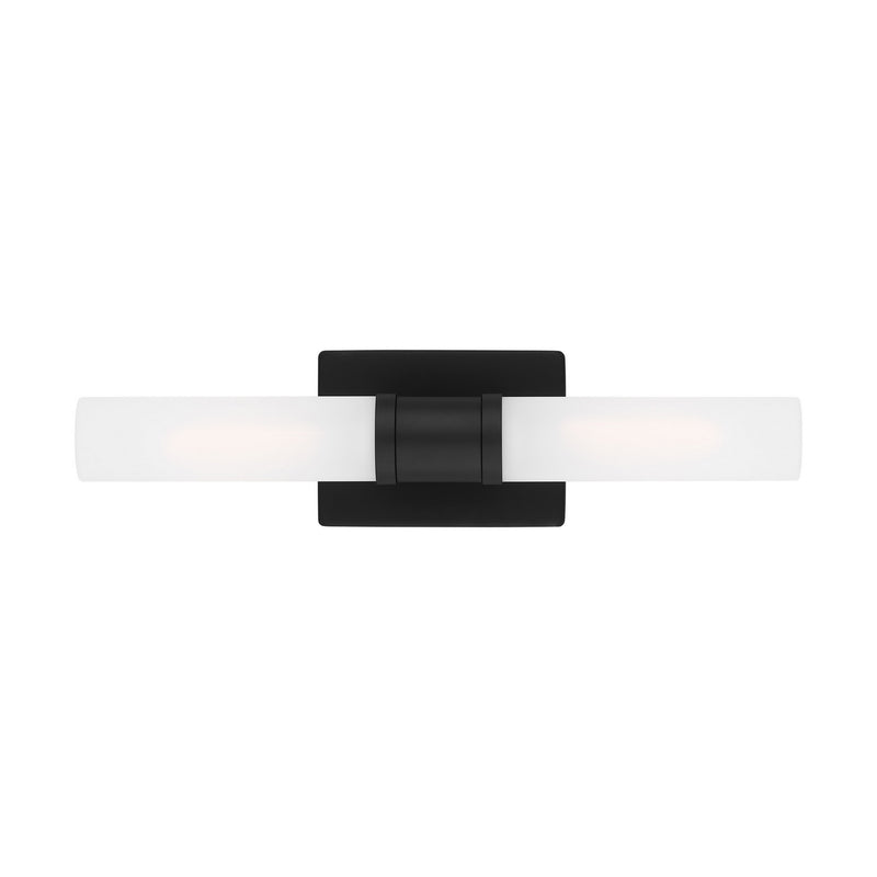 Visual Comfort Studio 4565002-112 Two Light Bath Vanity, Midnight Black