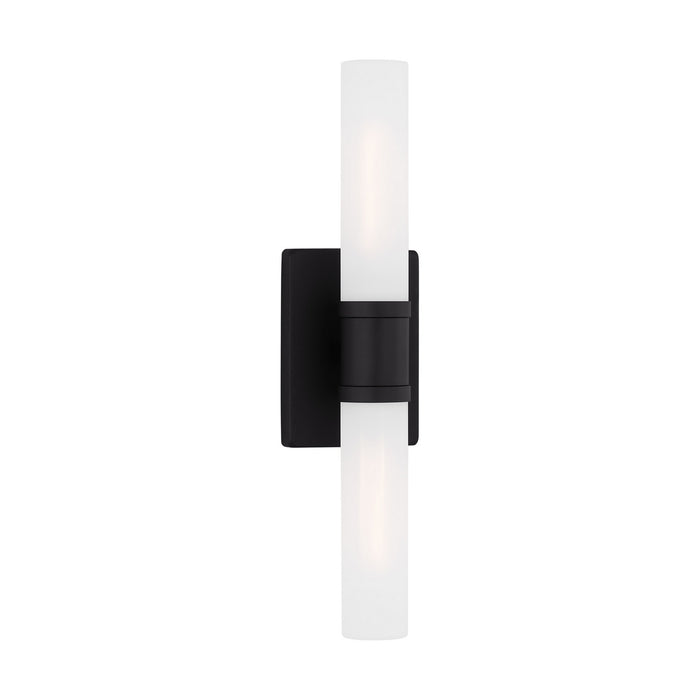 Visual Comfort Studio 4565002-112 Two Light Bath Vanity, Midnight Black