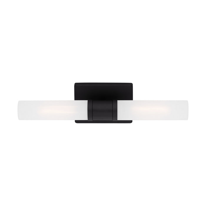 Visual Comfort Studio 4565002-112 Two Light Bath Vanity, Midnight Black