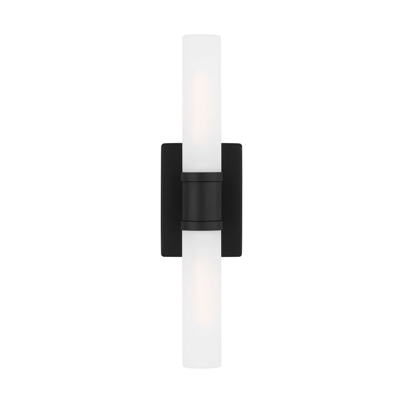 Visual Comfort Studio 4565002-112 Two Light Bath Vanity, Midnight Black