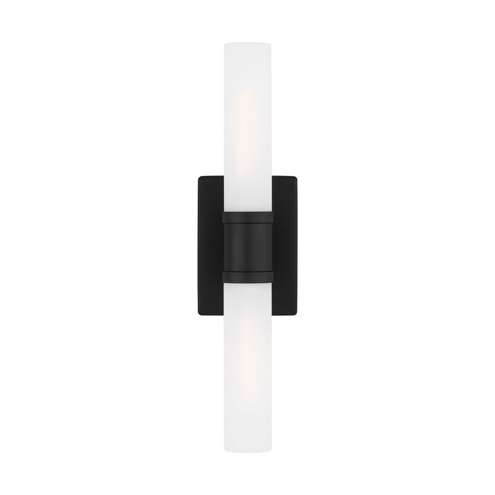 Visual Comfort Studio 4565002-112 Two Light Bath Vanity, Midnight Black