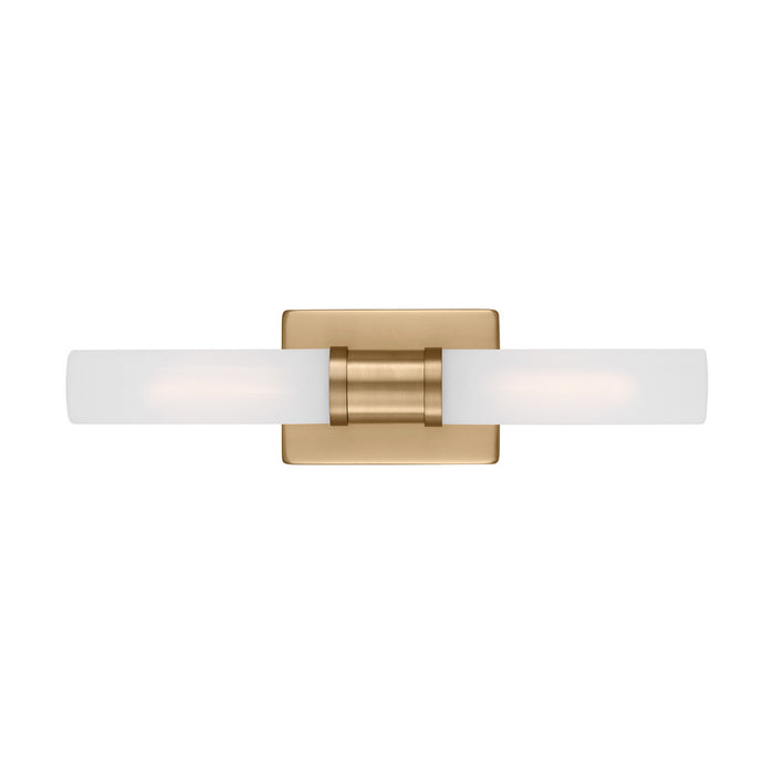 Visual Comfort Studio 4565002-848 Two Light Bath Vanity, Satin Brass