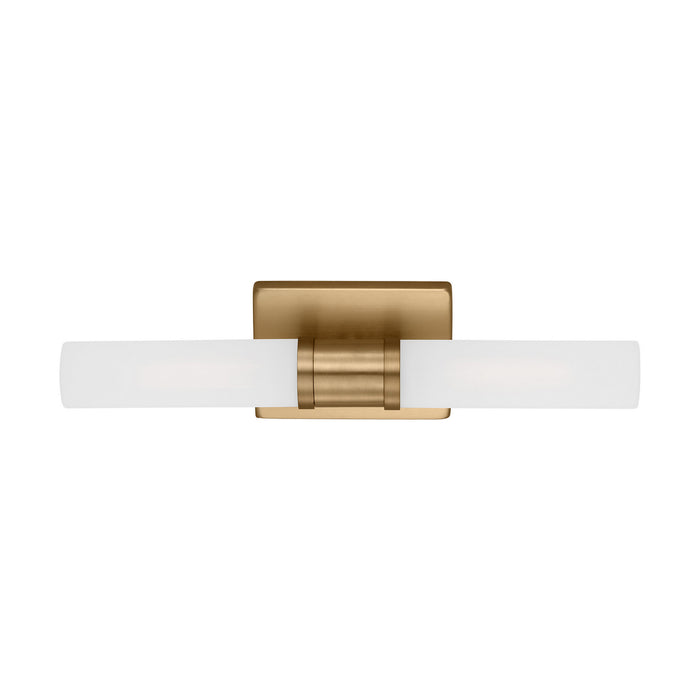 Visual Comfort Studio 4565002-848 Two Light Bath Vanity, Satin Brass