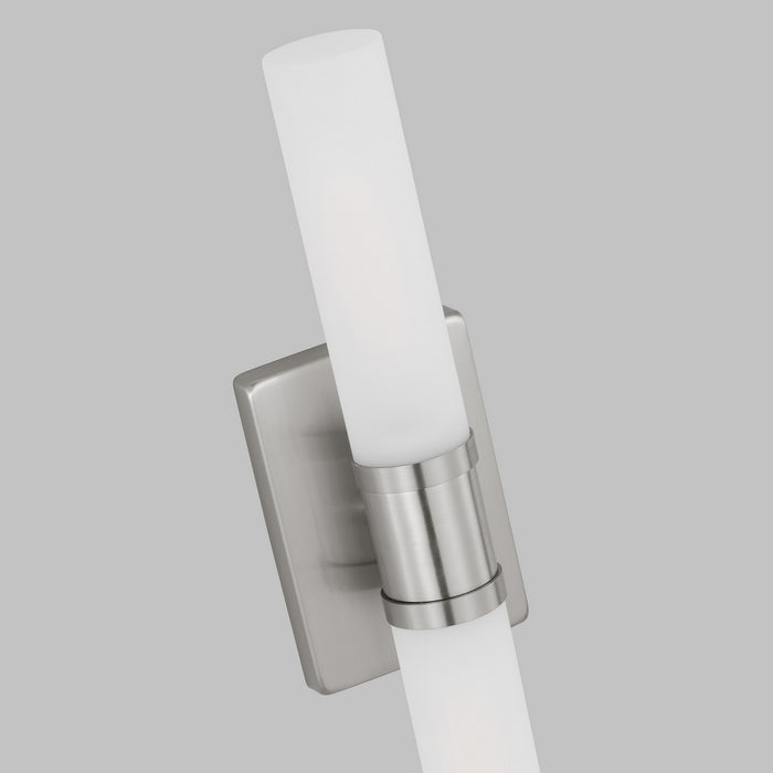 Visual Comfort Studio 4565002-962 Two Light Bath Vanity, Brushed Nickel