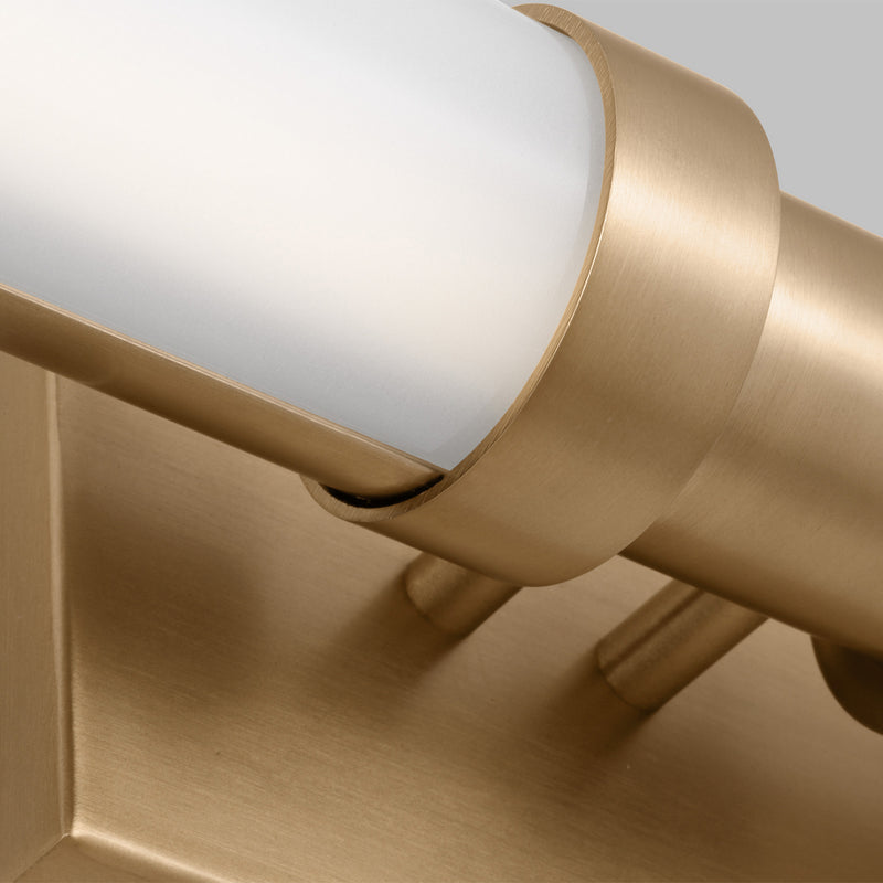 Visual Comfort Studio 4604093S-848 LED Bath Wall Sconce, Satin Brass