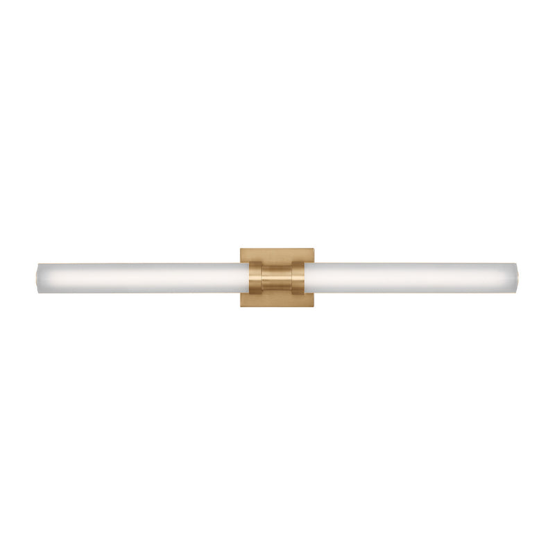 Visual Comfort Studio 4604093S-848 LED Bath Wall Sconce, Satin Brass