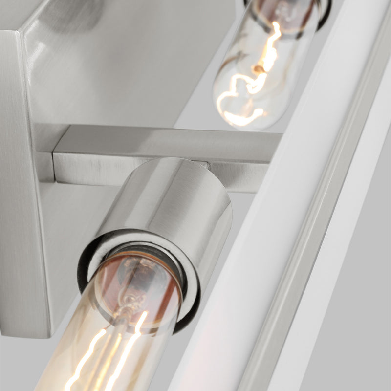 Visual Comfort Studio 4654303-962 Three Light Bath Vanity, Brushed Nickel