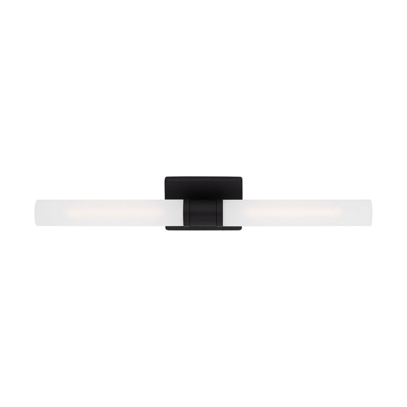 Visual Comfort Studio 4665002-112 Two Light Bath Vanity, Midnight Black
