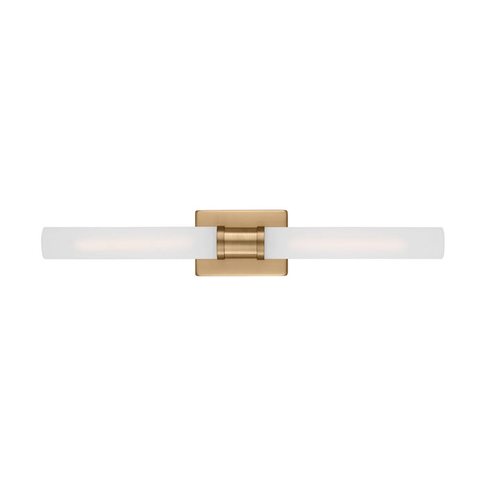 Visual Comfort Studio 4665002-848 Two Light Bath Vanity, Satin Brass