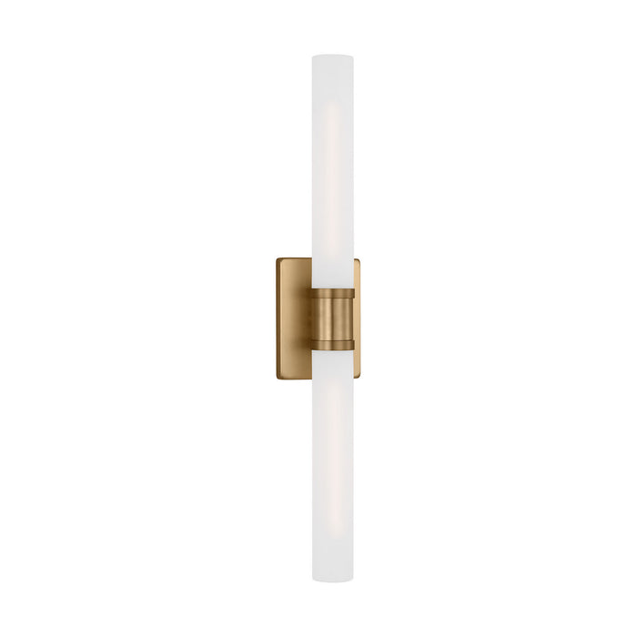 Visual Comfort Studio 4665002-848 Two Light Bath Vanity, Satin Brass