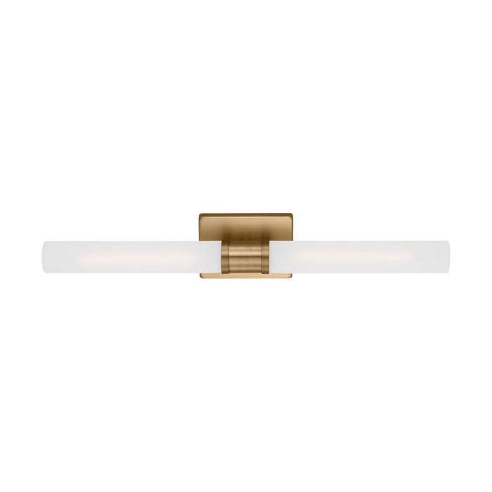 Visual Comfort Studio 4665002-848 Two Light Bath Vanity, Satin Brass