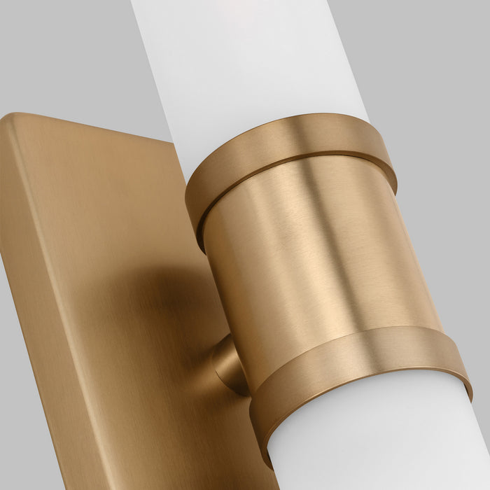 Visual Comfort Studio 4665002-848 Two Light Bath Vanity, Satin Brass