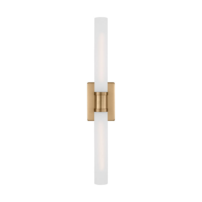 Visual Comfort Studio 4665002-848 Two Light Bath Vanity, Satin Brass