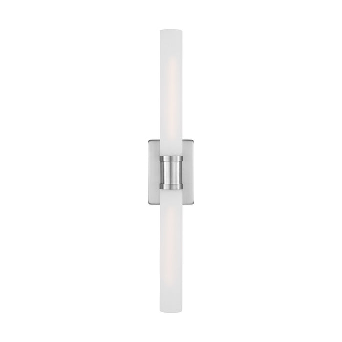 Visual Comfort Studio 4665002-962 Two Light Bath Vanity, Brushed Nickel