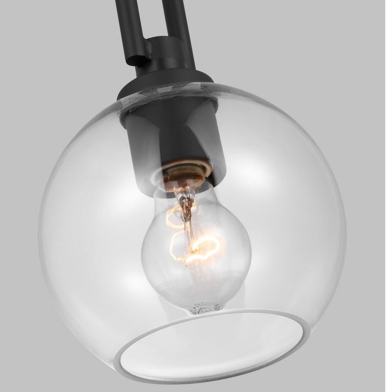 Visual Comfort Studio 6155701-112 One Light Pendant, Midnight Black