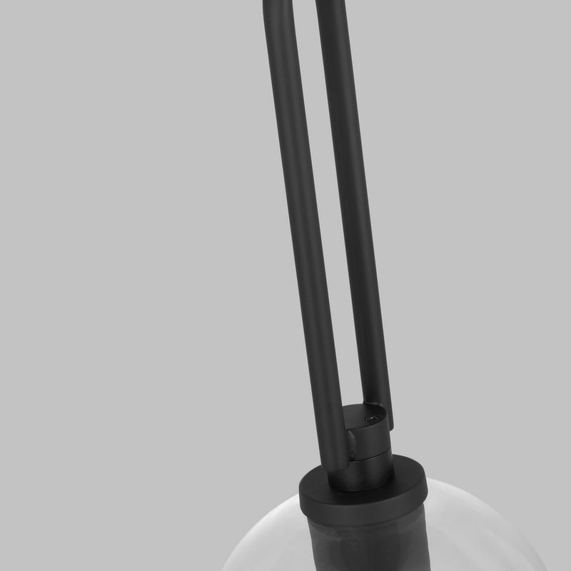 Visual Comfort Studio 6155701-112 One Light Pendant, Midnight Black