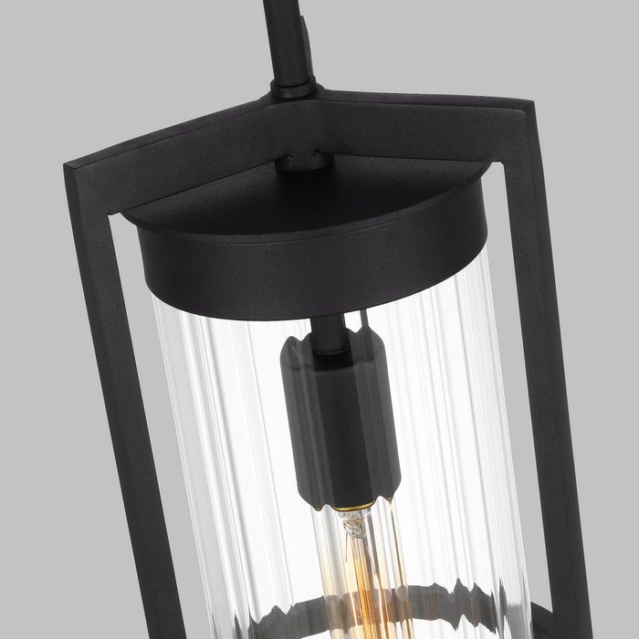 Visual Comfort Studio 6226701-12 One Light Outdoor Pendant, Black
