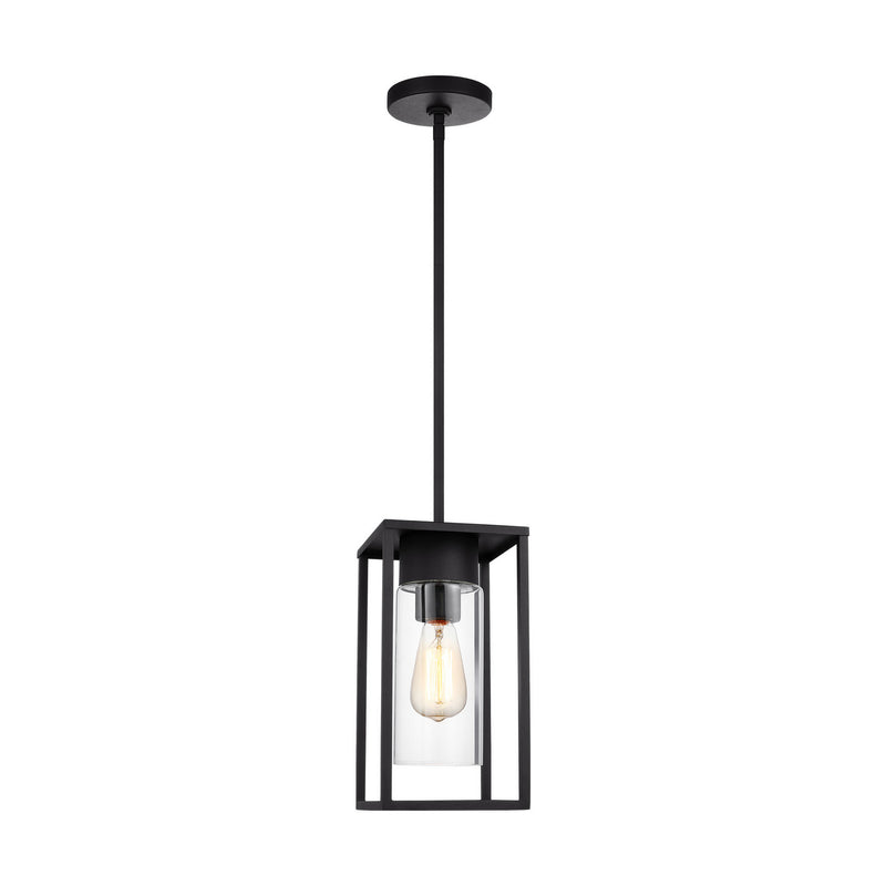 Visual Comfort Studio 6231101-12 One Light Outdoor Pendant, Black