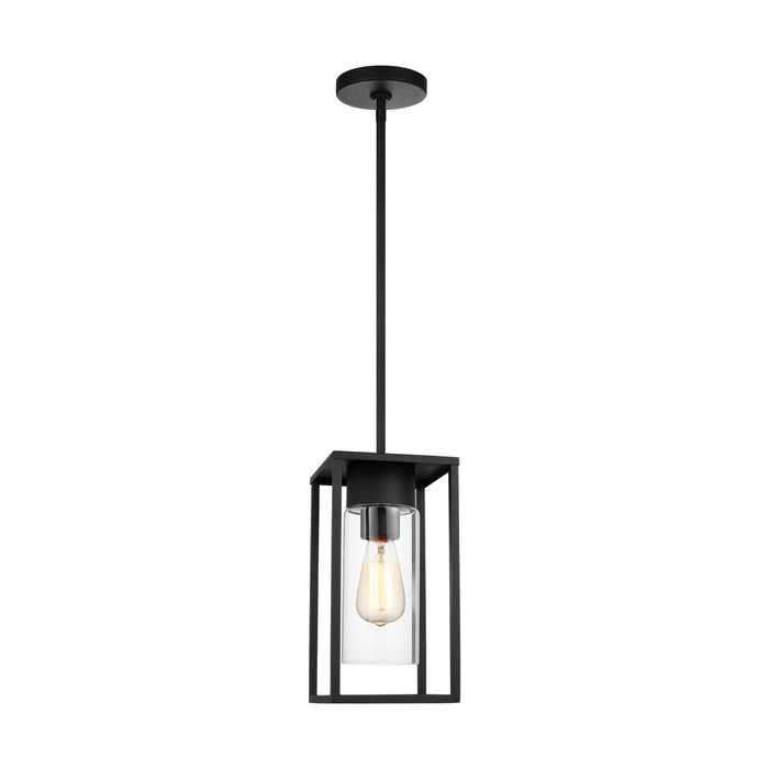 Visual Comfort Studio 6231101-12 One Light Outdoor Pendant, Black