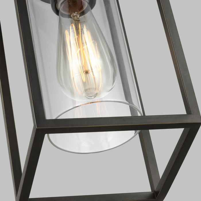 Visual Comfort Studio 6231101-71 One Light Outdoor Pendant, Antique Bronze