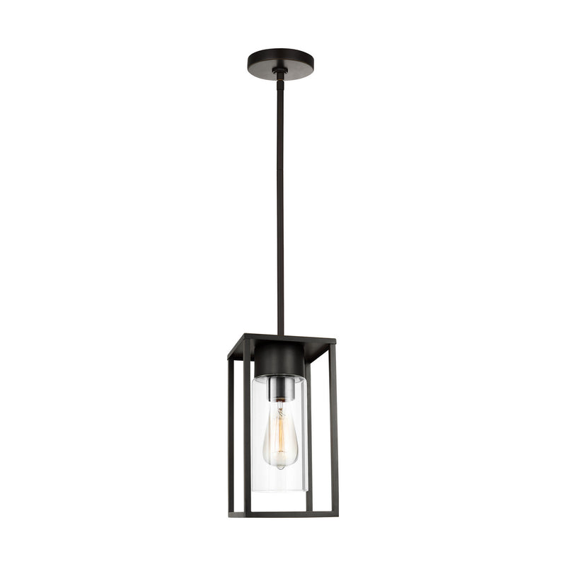 Visual Comfort Studio 6231101-71 One Light Outdoor Pendant, Antique Bronze