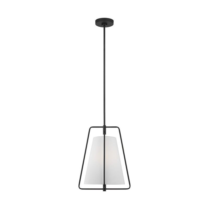 Visual Comfort Studio 6507401-112 One Light Pendant, Midnight Black