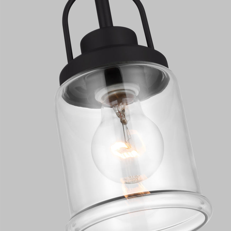 Visual Comfort Studio 6544701-112 One Light Pendant, Midnight Black