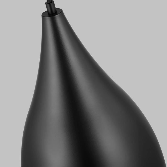 Visual Comfort Studio 6545301-112 One Light Pendant, Midnight Black
